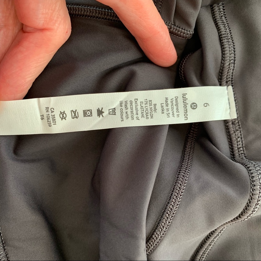 NWT Lululemon Fast and Free HR Crop 19” Reflective - Picture 6 of 6